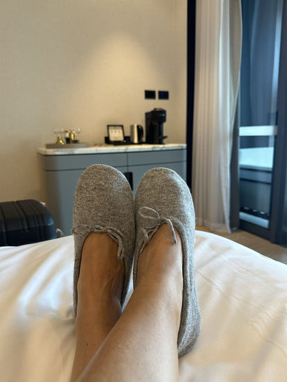 Cashmere Ballet Slippers