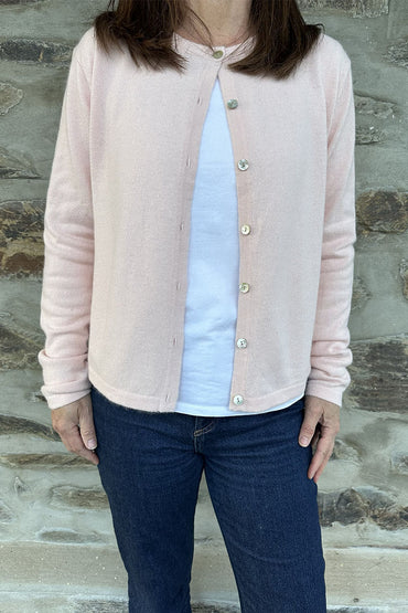 Cashmere/Wool Button Up Cardigan
