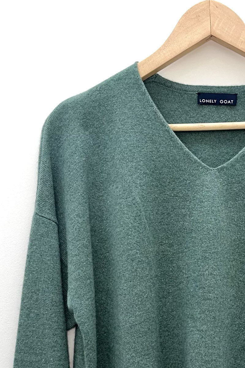 Cashmere V Neck Jumper