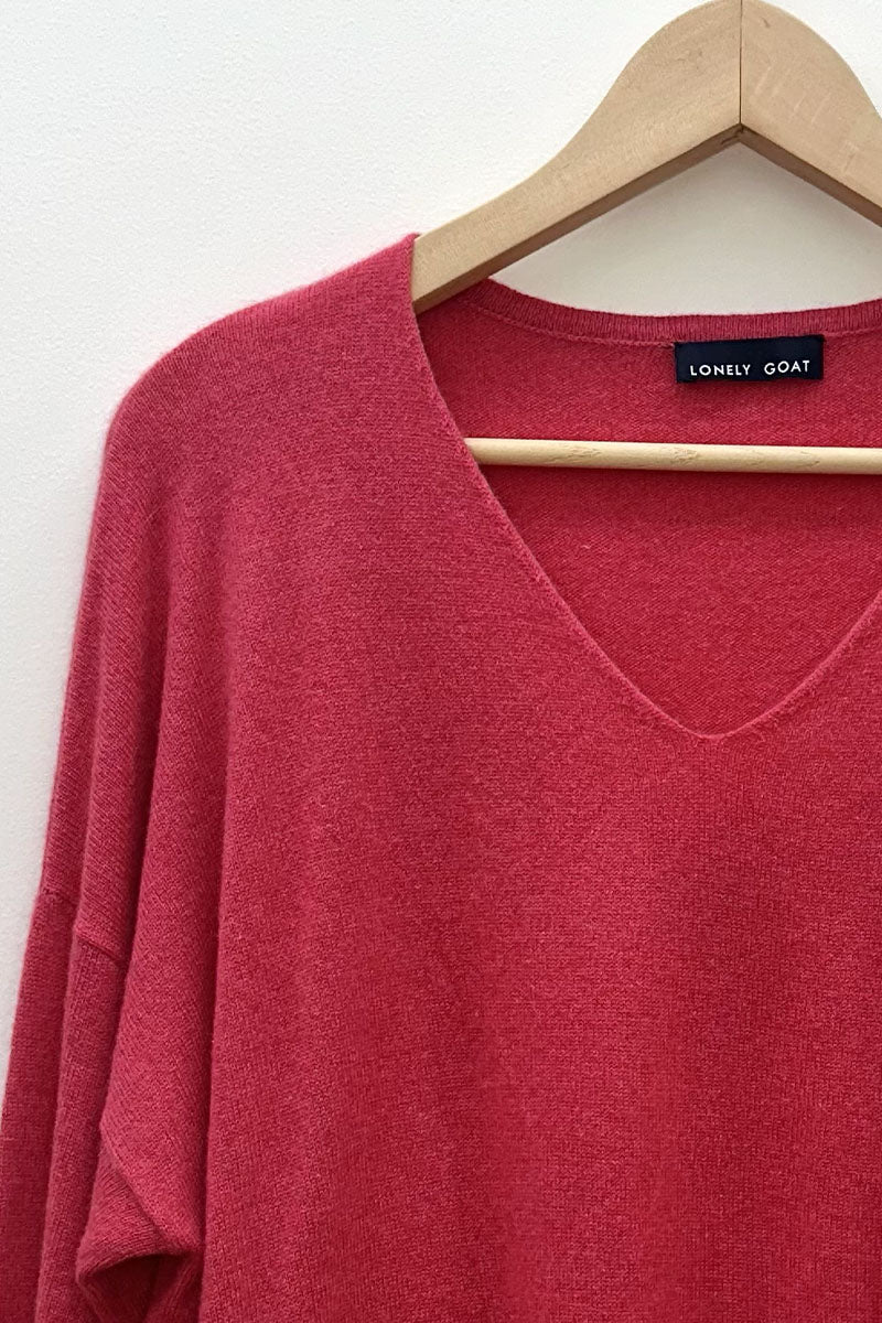Cashmere V Neck Jumper