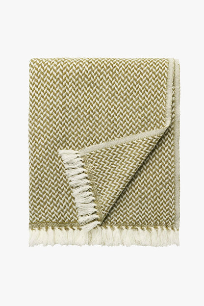 Cashmere Herringbone Throw